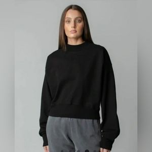 TALENTLESS Heavyweight Mock Crewneck Sweatshirt Size Small, NWOT